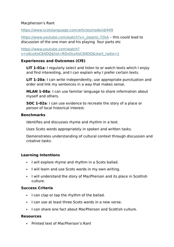 MacPherson's Rant - BGE scots