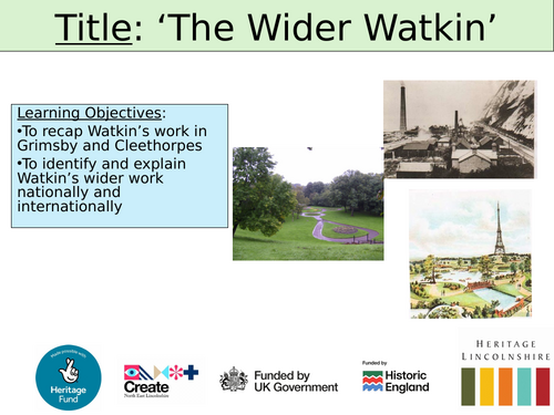 KS3 The Astonishing Legacy of Edward Watkin