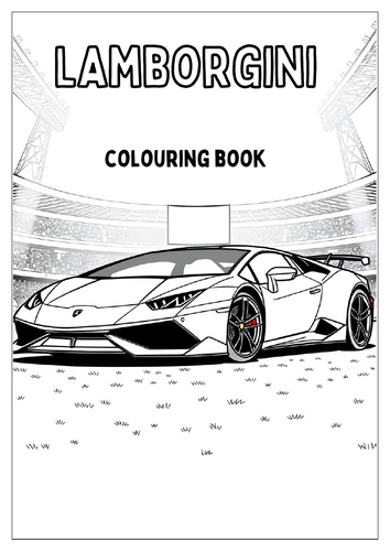 Lamborghini Colouring Book