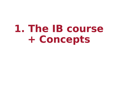 [2025] IB Psychology Concepts