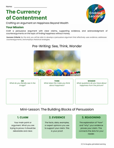 WJEC English Language - Crafting Persuasive Arguments