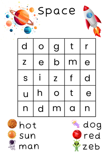 Space Wordsearch