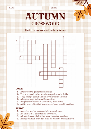 Seasonal Crossword Bundle: A Year of Wordplay - Four seasons