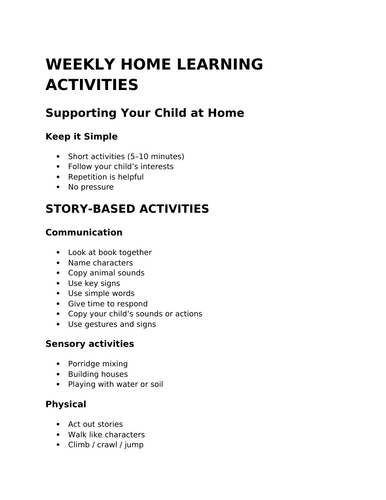 Once Upon a Time - Traditional Tales Parent Pack