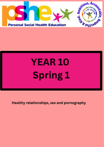 PSHE Year 10 Spring 1