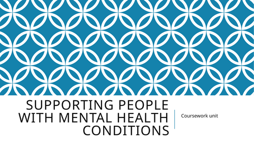 AAQ Health and Social Care F093 Mental Health Coursework Task 1