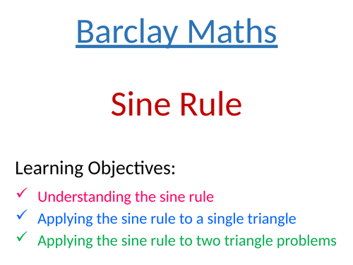 Sine Rule
