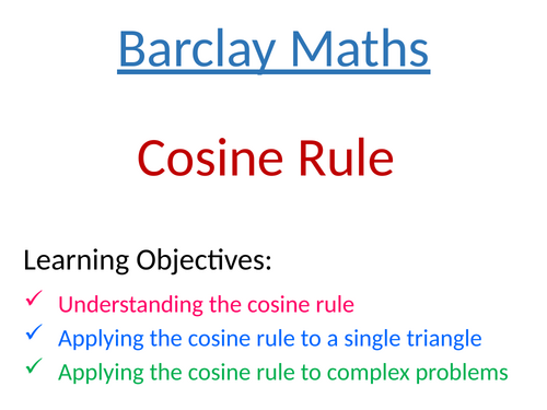 Cosine Rule