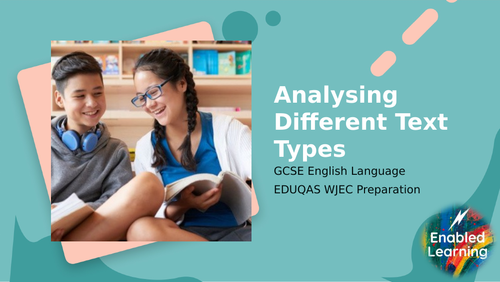 WJEC EDUQAS GCSE English Language - Analysing Texts P2