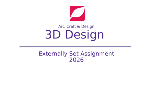3D Design (Art, Craft & Design) ESA Launch 2026