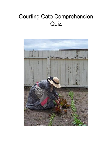 Courting Cate Comprehension Quizzes