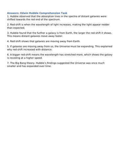 NEW AQA Physics (2016) - The Expanding Universe