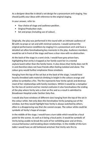 Find Me Olwen Wymark - Set Design