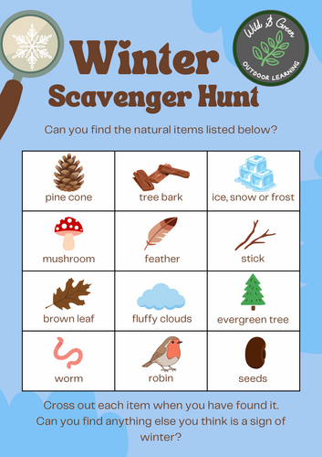 Winter Scavenger Hunt