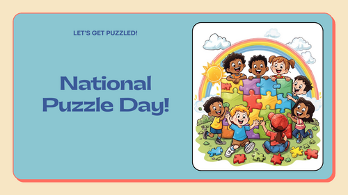 National Puzzle Day Assembly PowerPoint | KS1 & KS2 | Problem Solving & Thinking Skills