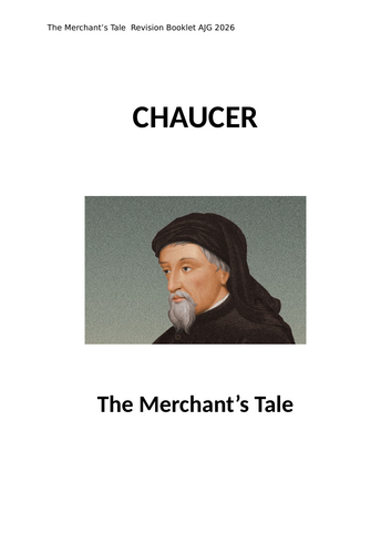 The Merchant's Tale Revision Guide
