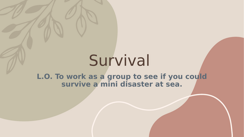 Lesson on Survival