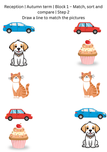 Whiterose EYFS Evidence resource Autumn Match,Sort and compare