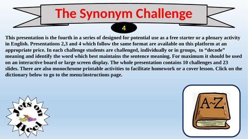 Extend Your Vocabulary Challenging Synonyms 4