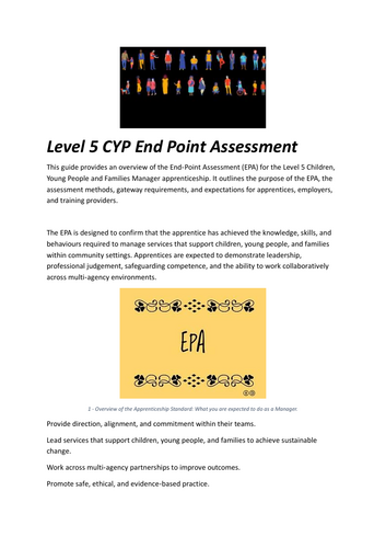 L5 CYP manager- Community Pathway EPA.