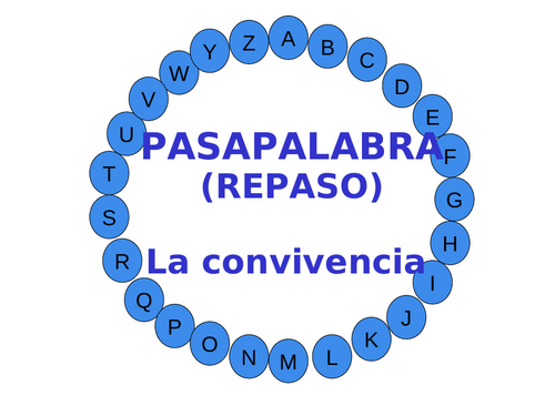 Pasapalabra- La convivencia