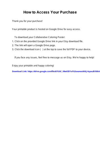 Back to School Collaborative Coloring Poster | Group Activity | 20 Pages Puzzle for Kids