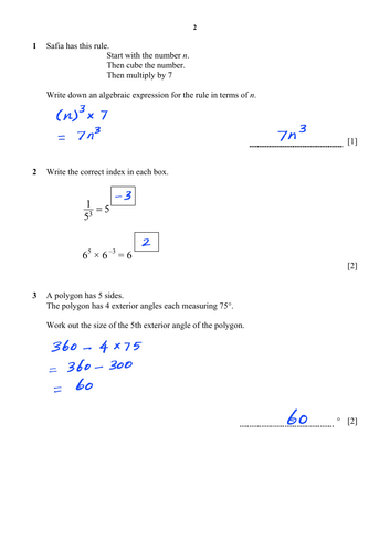 October 2024-Paper 1-Worked Solutions-Checkpoint Exam