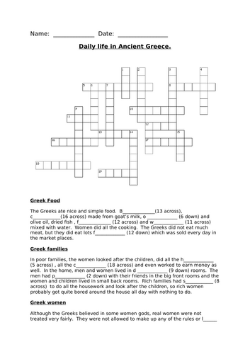 Daily life in Ancient Greece