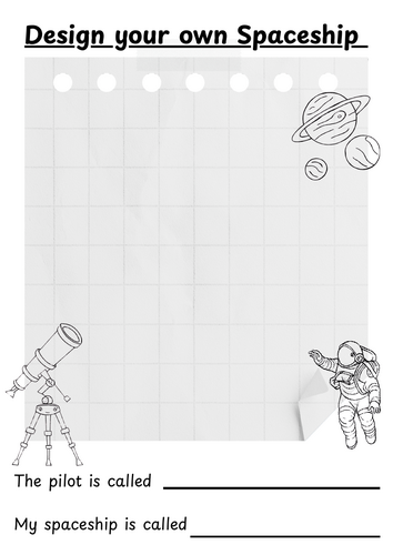 Design your own Spaceship + examples