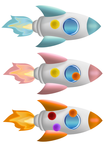 Fine  motor pompom rockets