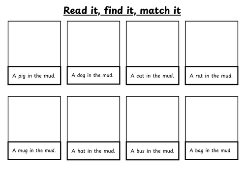 Read it, find it, match it