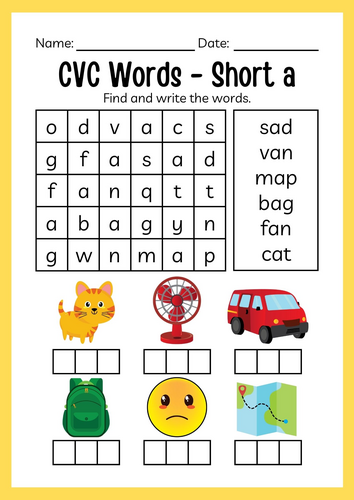 Short a Sound presentation KS1