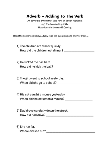 What are the adverbs adding?