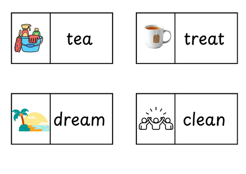 Phonics Set 3 Dominoes Game