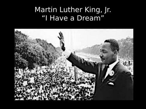 MLK I Have a Dream PowerPoint Lesson