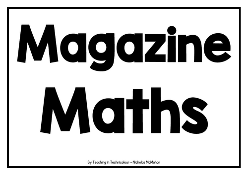 Magazine Maths