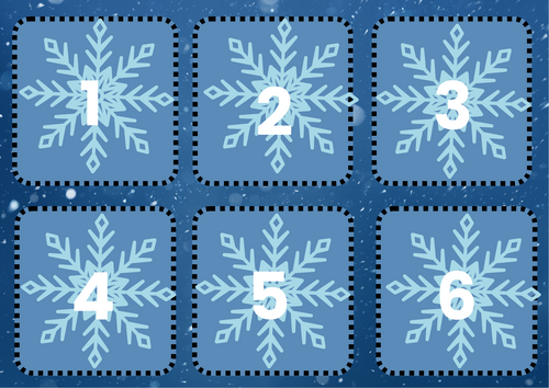 Winter Snowflake Maths