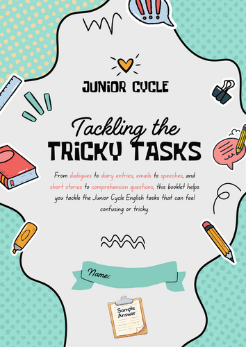 Junior Cycle English -Tackling the Tricky Tasks
