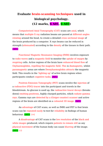 5. Research Methods - Brain scans