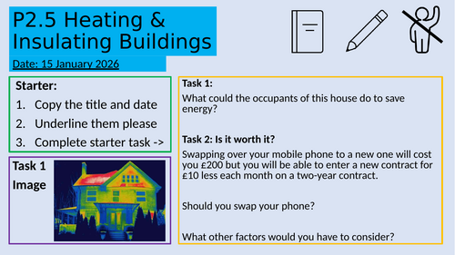 AQA GCSE Physics P2.5: Heating and Insulating Buildings