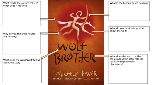 Wolf Brother Book Cover Worksheet