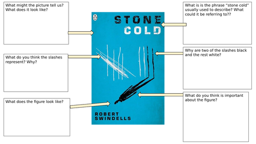 Stone Cold Book Cover Worksheet