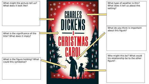 A Christmas Carol Book Cover Worksheet