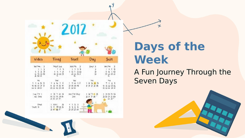 Days of the week powerpoint and suggested activities