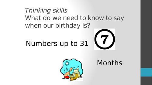 Birthday - anniversiare - full lesson