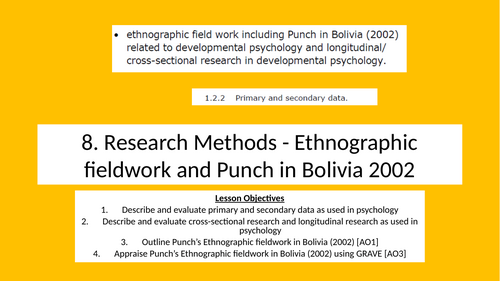 8. Research Methods - Ethnographic fieldwork and Punch in Bolivia 2002 ...