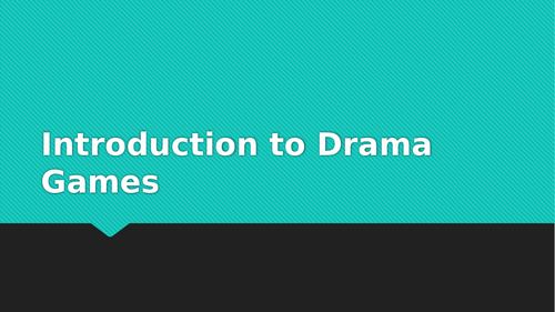 Introduction to Drama Session - Games and Improvisation