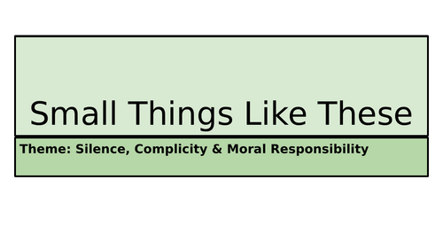 Small things like these Silence Complicity and Moral responsibility