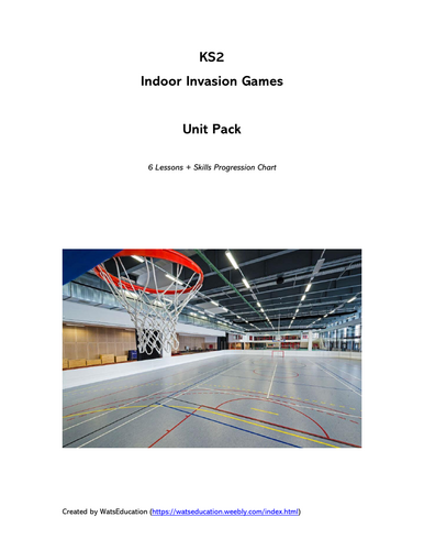 KS2 Indoor Invasion Games Unit – 6 Lessons | Small Hall Friendly