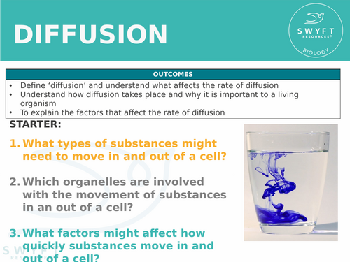 NEW WJEC (2026) GCSE Science - Diffusion